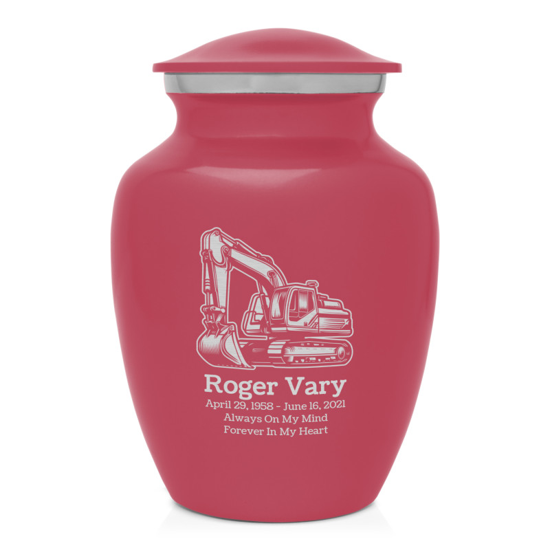 Excavator Sharing Urn - Rose Pink