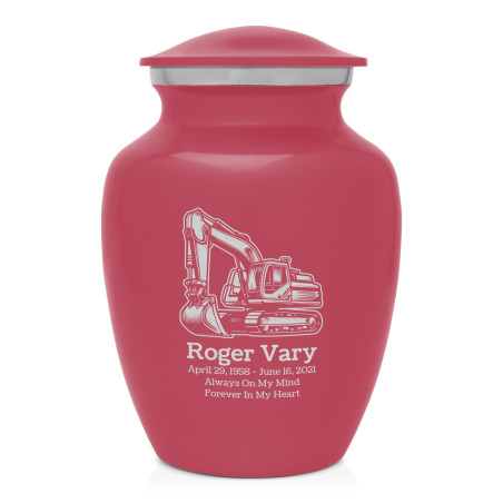 Excavator Sharing Urn - Rose Pink