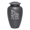 Excavator Cremation Urn - Gunmetal Gray