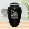 Excavator Cremation Urn - Jet Black