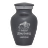 Buffalo Keepsake Urn - Gunmetal Gray