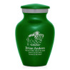 Buffalo Keepsake Urn - Shamrock Green