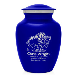 Buffalo Sharing Urn - Midnight Blue