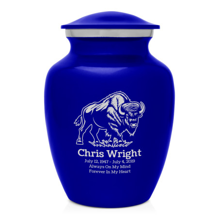 Buffalo Sharing Urn - Midnight Blue
