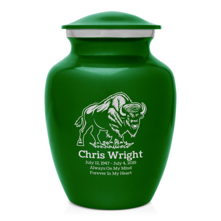 Buffalo Sharing Urn - Shamrock Green