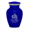 Classic Motorcycle Keepsake Urn - Midnight Blue