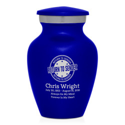 Return to Sender Keepsake Urn - Midnight Blue