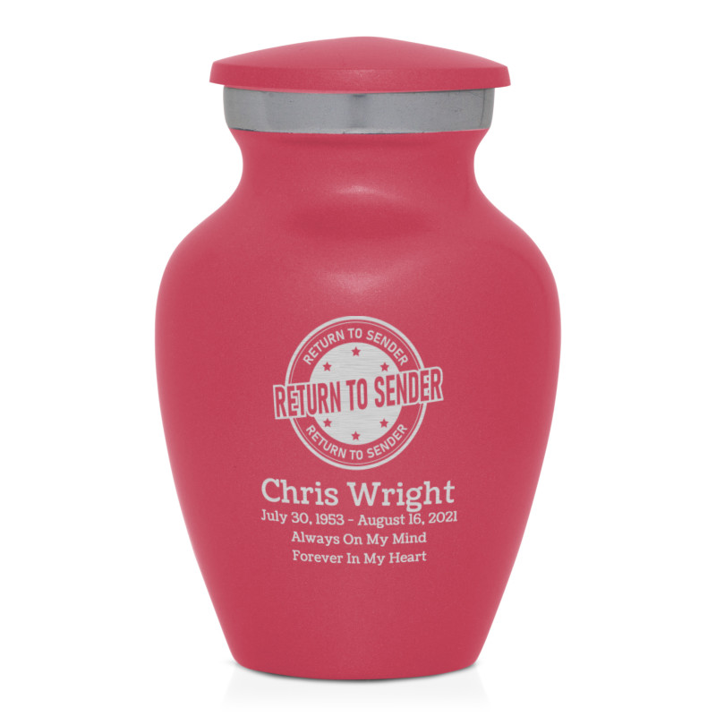 Return to Sender Keepsake Urn - Rose Pink