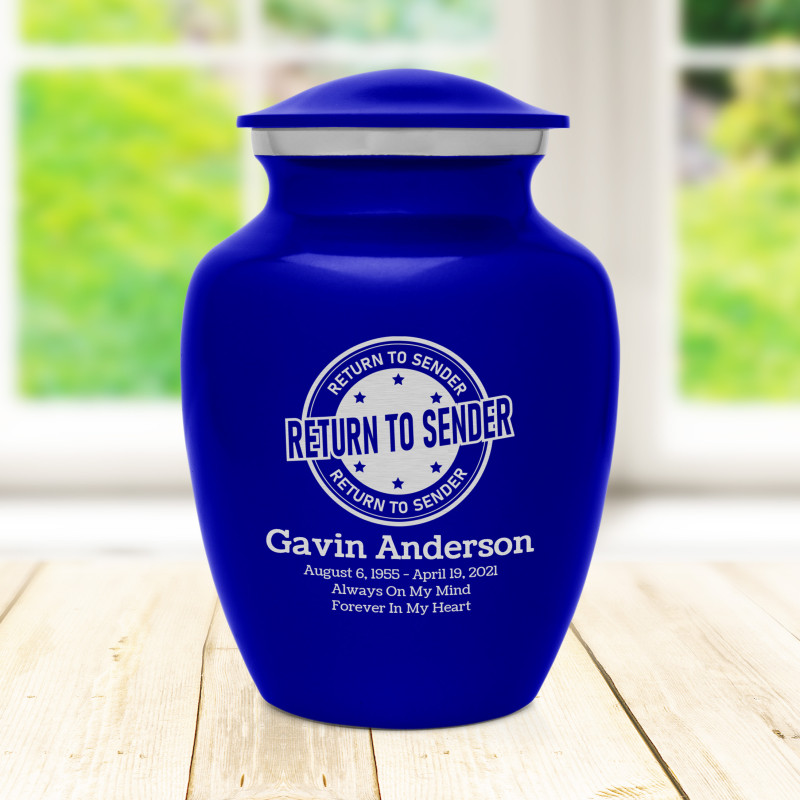 Return to Sender Sharing Urn - Midnight Blue