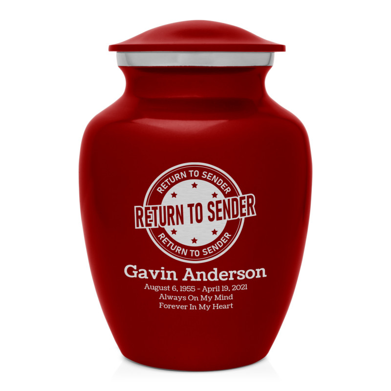 Return to Sender Sharing Urn - Ruby Red
