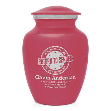 Return to Sender Sharing Urn - Rose Pink