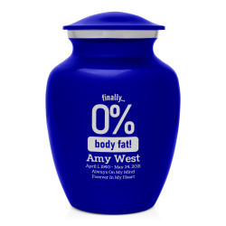 Zero Percent Body Fat Sharing Urn - Midnight Blue