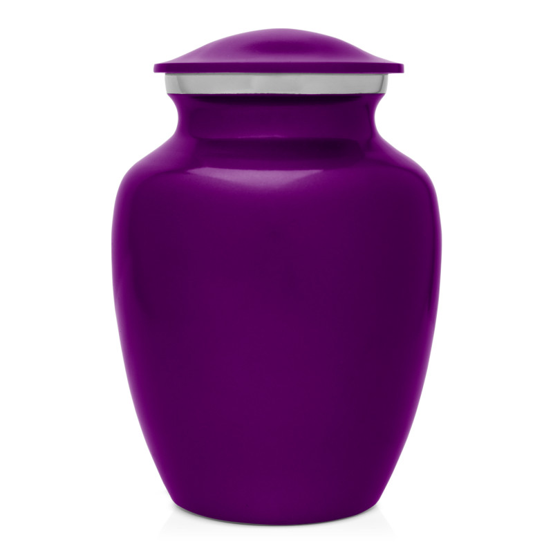 Zero Percent Body Fat Sharing Urn - Purple Luster