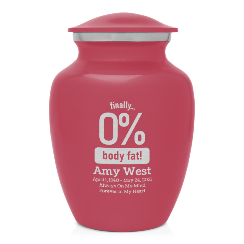 Zero Percent Body Fat Sharing Urn - Rose Pink