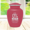 Zero Percent Body Fat Sharing Urn - Rose Pink