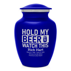 Hold My Beer Watch This Sharing Urn - Midnight Blue