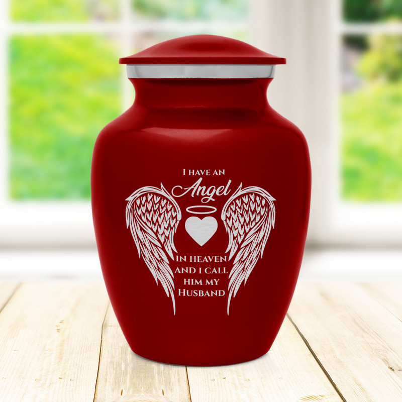 Husband Sharing Urn - Ruby Red