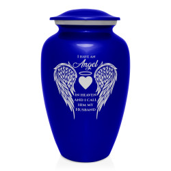 Husband Cremation Urn - Midnight Blue
