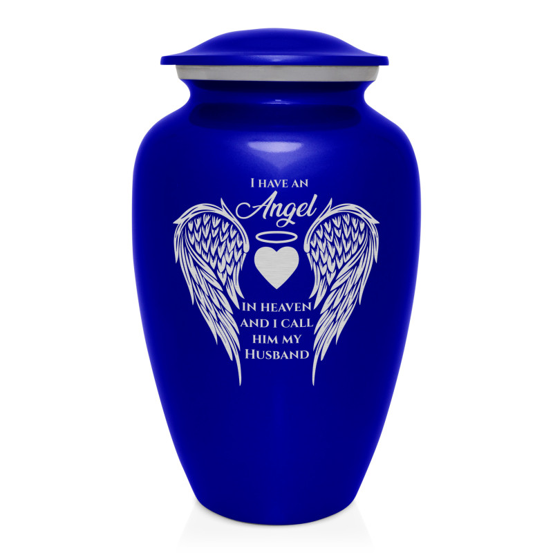 Husband Cremation Urn - Midnight Blue