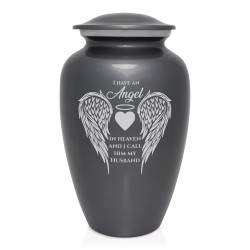 Husband Cremation Urn - Gunmetal Gray