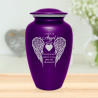 Husband Cremation Urn - Purple Luster