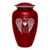 Husband Cremation Urn - Ruby Red