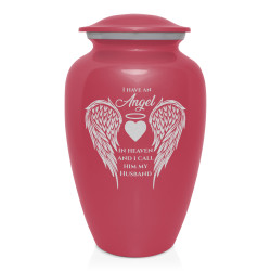 Husband Cremation Urn - Rose Pink