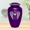 Wife Cremation Urn - Purple Luster