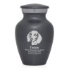 Keepsake Shorthaired Daschund Pet Cremation Urn - Gunmetal Gray