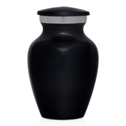 Keepsake Shorthaired Dachshund Pet Cremation Urn - Jet Black