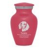Keepsake Shorthaired Daschund Pet Cremation Urn - Rose Pink