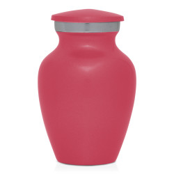 Keepsake Shorthaired Dachshund Pet Cremation Urn - Rose Pink
