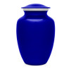 Large Shorthaired Daschund Pet Cremation Urn - Midnight Blue