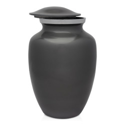 Large Shorthaired Dachshund Pet Cremation Urn - Gunmetal Gray