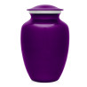Large Shorthaired Daschund Pet Cremation Urn - Purple Luster
