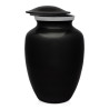 Large Shorthaired Daschund Pet Cremation Urn - Jet Black