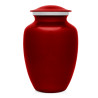 Large Pitbull Pet Cremation Urn - Ruby Red