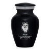 Keepsake Pomeranian Pet Cremation Urn - Jet Black