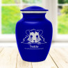 Small Hamster Pet Cremation Urn - Midnight Blue
