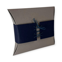 Biodegradable Urn - Gray & Navy