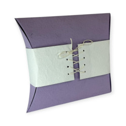 Biodegradable Urn - Lavender & White