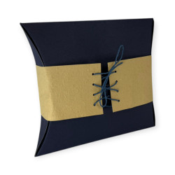 Biodegradable Urn - Navy & Tan