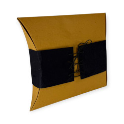 Biodegradable Urn - Light Tan & Black