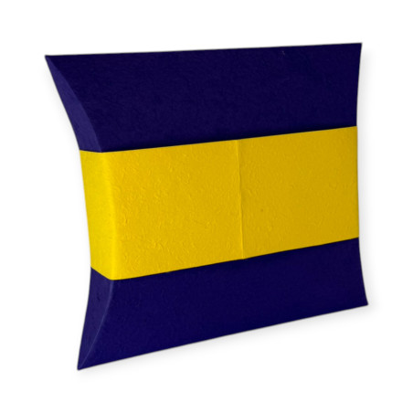 Biodegradable Urn - Violet & Yellow