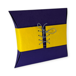 Biodegradable Urn - Violet & Yellow