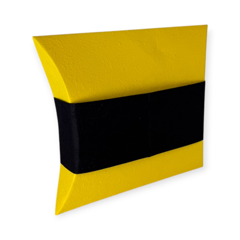 Biodegradable Urn - Yellow & Black