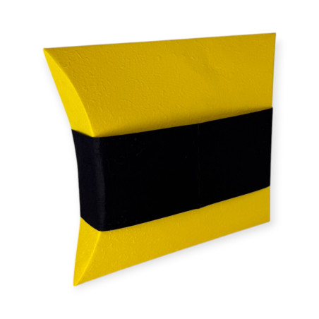 Biodegradable Urn - Yellow & Black