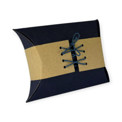 Biodegradable Sharing Urn - Navy & Tan