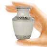 Radiant White Keepsake Urn