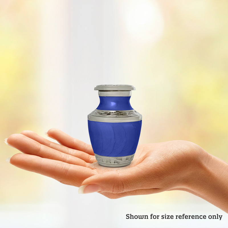 Royal Blue Keepsake Urn